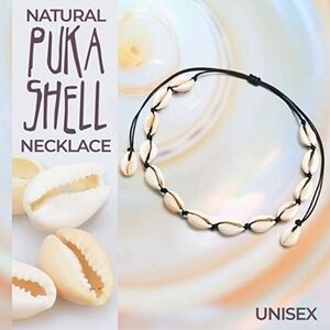☘️NWT Shell Necklace Choker, Handmade Puka VSCO